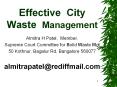 Effective City Waste Management PowerPoint PPT Presentation