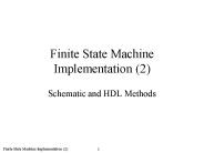 Finite State Machine Implementation 2