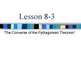The Converse of the Pythagorean Theorem PowerPoint PPT Presentation