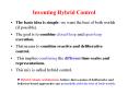 Inventing Hybrid Control PowerPoint PPT Presentation