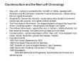 Counterculture and the New Left Chronology PowerPoint PPT Presentation
