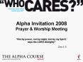 Alpha Invitation 2008 Prayer PowerPoint PPT Presentation