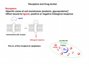 Receptors and Drug Action