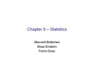 Chapter 9 Statistics