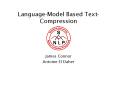 LanguageModel Based TextCompression PowerPoint PPT Presentation