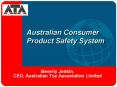 Australian Consumer Product Safety System PowerPoint PPT Presentation