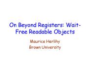 On Beyond Registers: WaitFree Readable Objects