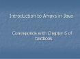 Introduction to Arrays in Java PowerPoint PPT Presentation