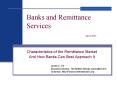 Banks and Remittance Services April 2007 PowerPoint PPT Presentation