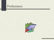 Preferences