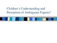 Childrens Understanding and Perception of Ambiguous Figures PowerPoint PPT Presentation