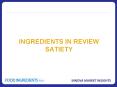 Ingredients in Review Satiety PowerPoint PPT Presentation