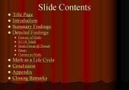 Slide Contents