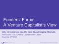 Funders Forum A Venture Capitalists View PowerPoint PPT Presentation
