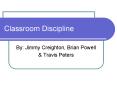 Classroom Discipline PowerPoint PPT Presentation