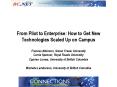 From Pilot to Enterprise: How to Get New Technologies Scaled Up on Campus PowerPoint PPT Presentation
