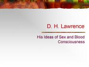 D' H' Lawrence