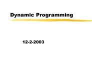 Dynamic Programming