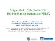 Singleshot, Subpicosecond, EO bunch measurements at FELIX