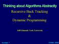 Recursive Back Tracking PowerPoint PPT Presentation
