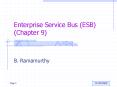 Enterprise Service Bus ESB Chapter 9 PowerPoint PPT Presentation