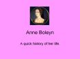 Anne Boleyn PowerPoint PPT Presentation