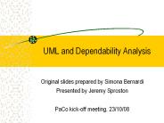 UML and Dependability Analysis