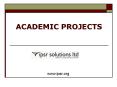 ACADEMIC%20PROJECTS PowerPoint PPT Presentation