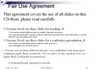 Fair Use Agreement