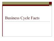 Business Cycle Facts