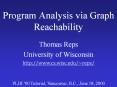 Program Analysis via Graph Reachability PowerPoint PPT Presentation