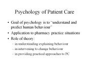 Psychology of Patient Care
