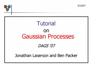 on Gaussian Processes