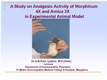 Dr'A'B'Ram Jyothis' M'D Hom