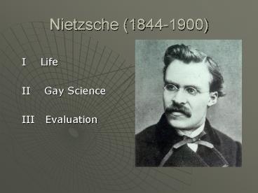 Nietzsche 18441900