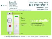 Potential Swiss Army Knife  Applications