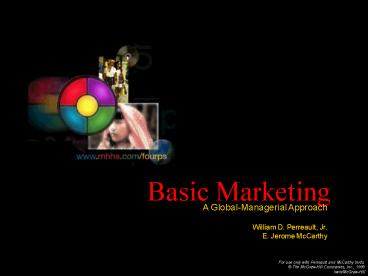 Basic Marketing, 13th edition