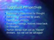 Cognitivist Perspectives