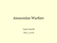 Amazonian Warfare