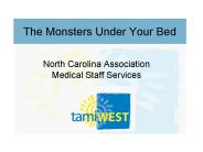 The Monsters Under Your Bed