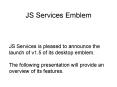 JS Services Emblem PowerPoint PPT Presentation