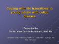 Coping with life transitions in young adults with celiac disease PowerPoint PPT Presentation