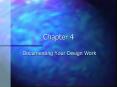 Documenting Your Design Work PowerPoint PPT Presentation