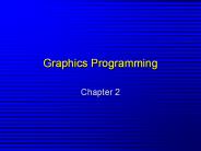 Graphics Programming