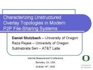 Characterizing Unstructured Overlay Topologies in Modern P2P FileSharing Systems
