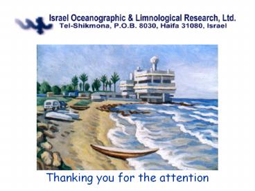 Thanking you for the attention