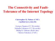 Christopher R' Palmer CMU