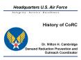 History of CoRC PowerPoint PPT Presentation