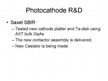 Photocathode R