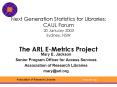 Next Generation Statistics for Libraries: CAUL Forum 20 January 2003 Sydney, NSW The ARL EMetrics Pr PowerPoint PPT Presentation